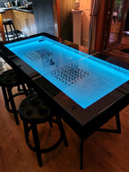 6ft LED Wargaming Vault Table with Glass Cover