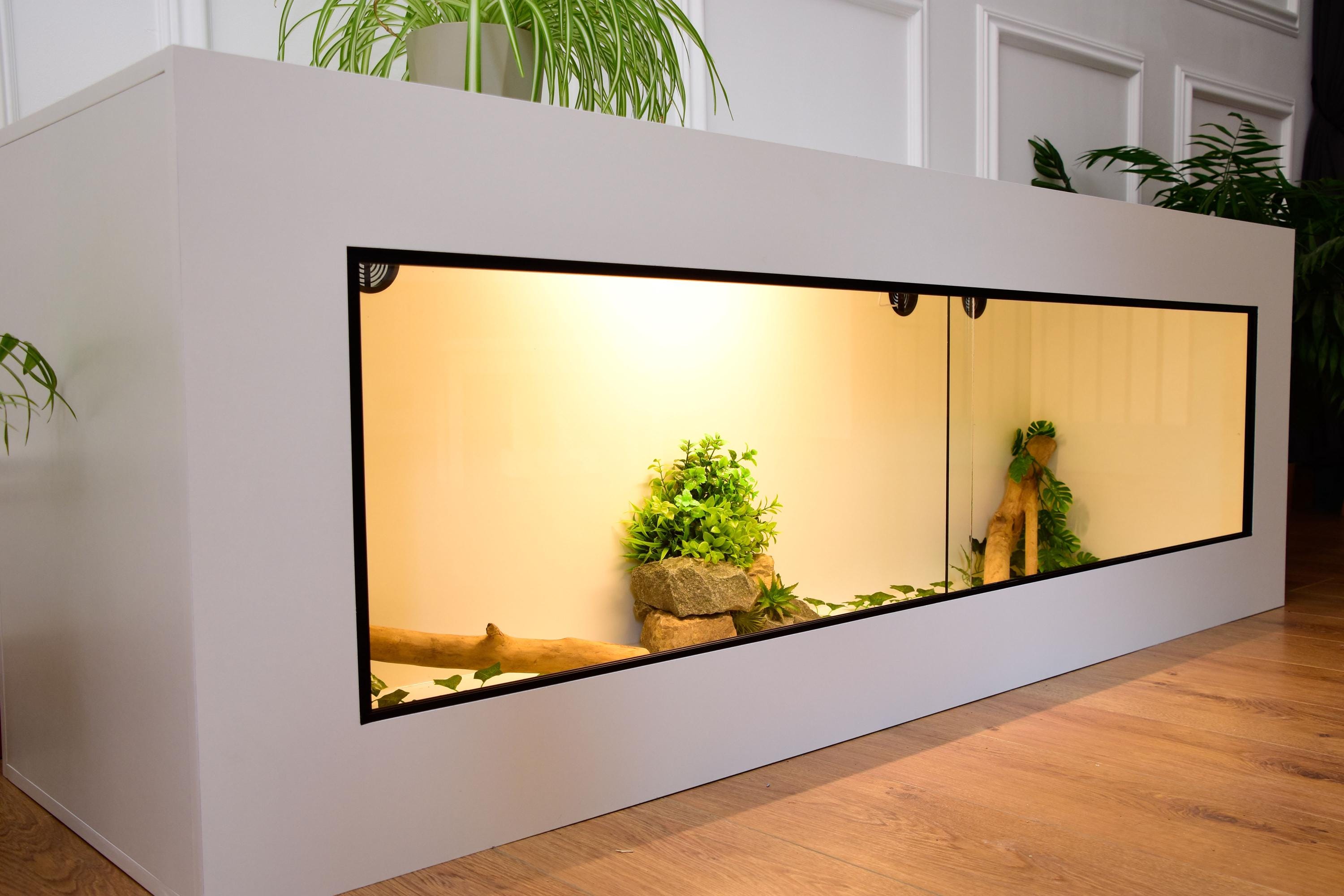 Large 6ft x 18" x 24" Modern Reptile Vivarium