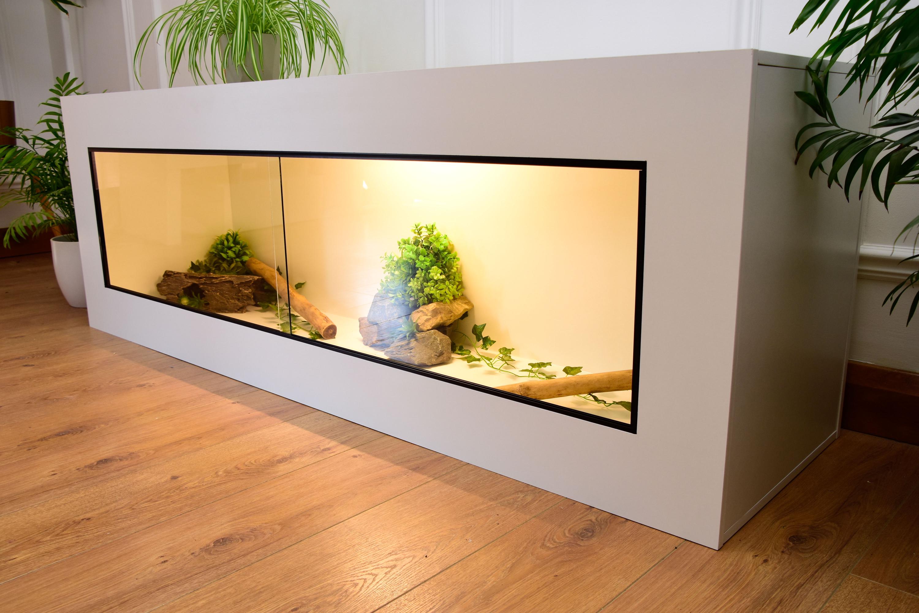 Large 6ft x 18" x 24" Modern Reptile Vivarium