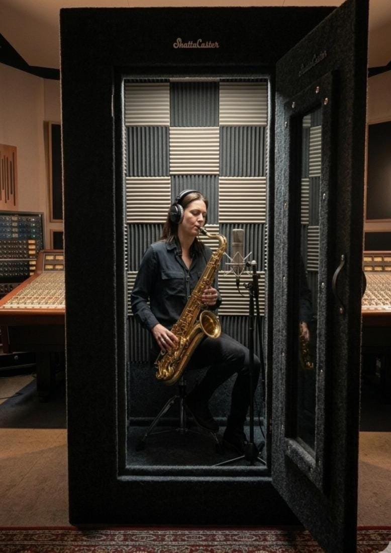 ShattaCaster Pro Audio Voice Recording Booth