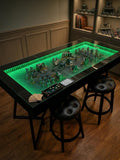 6ft LED Wargaming Vault Table with Glass Cover