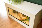 3ft Modern White Reptile Vivarium - LED Light Included