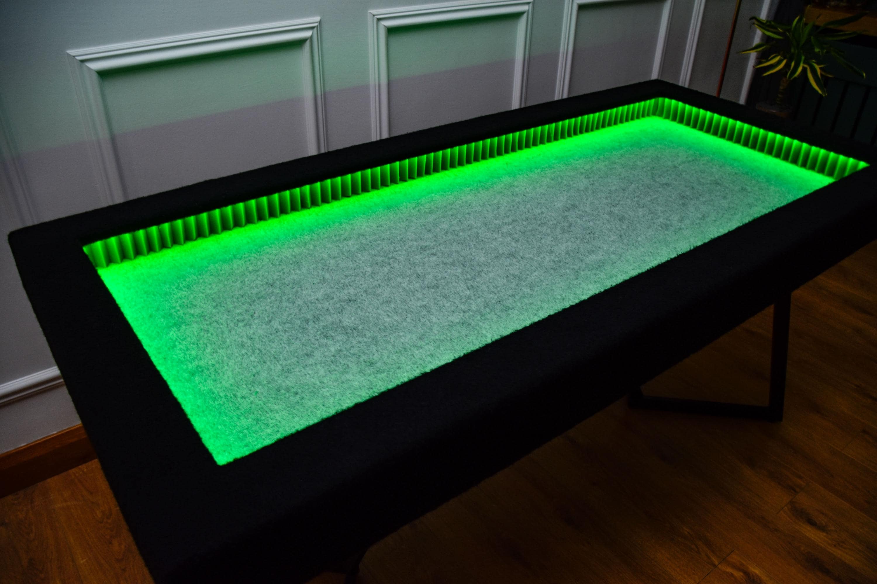 6ft LED Wargaming Vault Table with Glass Cover