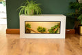 3ft Modern White Reptile Vivarium - LED Light Included