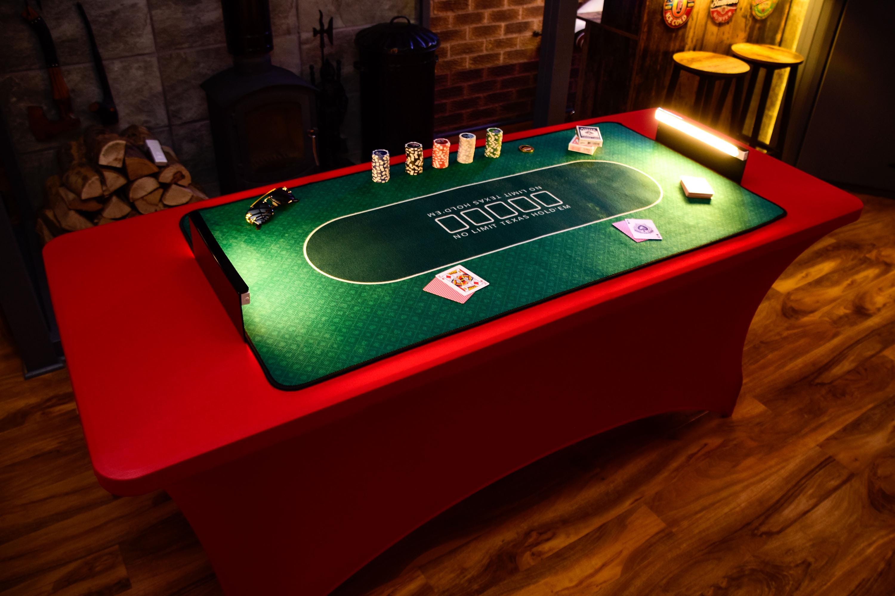 6ft Folding 3-in-1 Casino Table with LED Lights