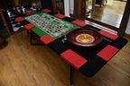 8ft Roulette Table Top - Casino Game Table with Professional Wooden Wheel