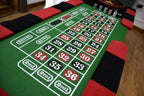 8ft Roulette Table Top - Casino Game Table with Professional Wooden Wheel
