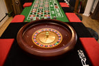 8ft Roulette Table Top - Casino Game Table with Professional Wooden Wheel