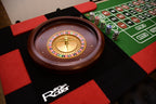 8ft Roulette Table Top - Casino Game Table with Professional Wooden Wheel