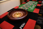 8ft Roulette Table Top - Casino Game Table with Professional Wooden Wheel