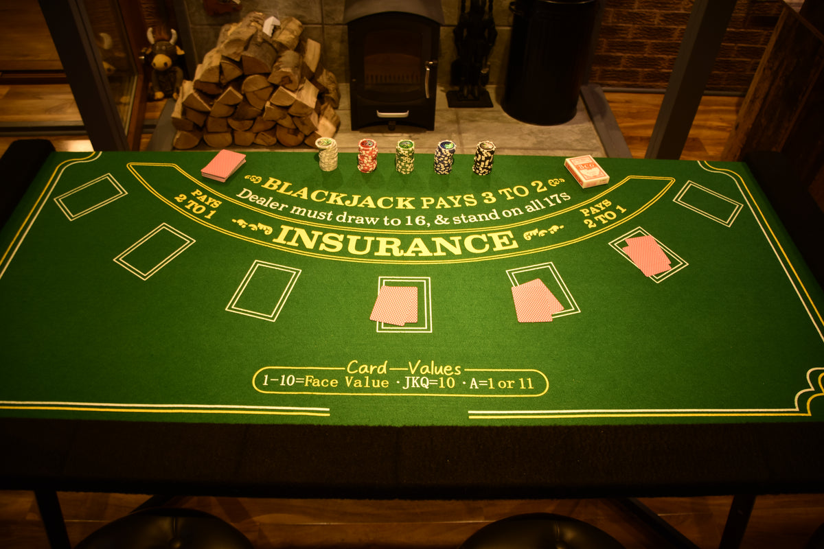 6ft Blackjack Casino Game Table