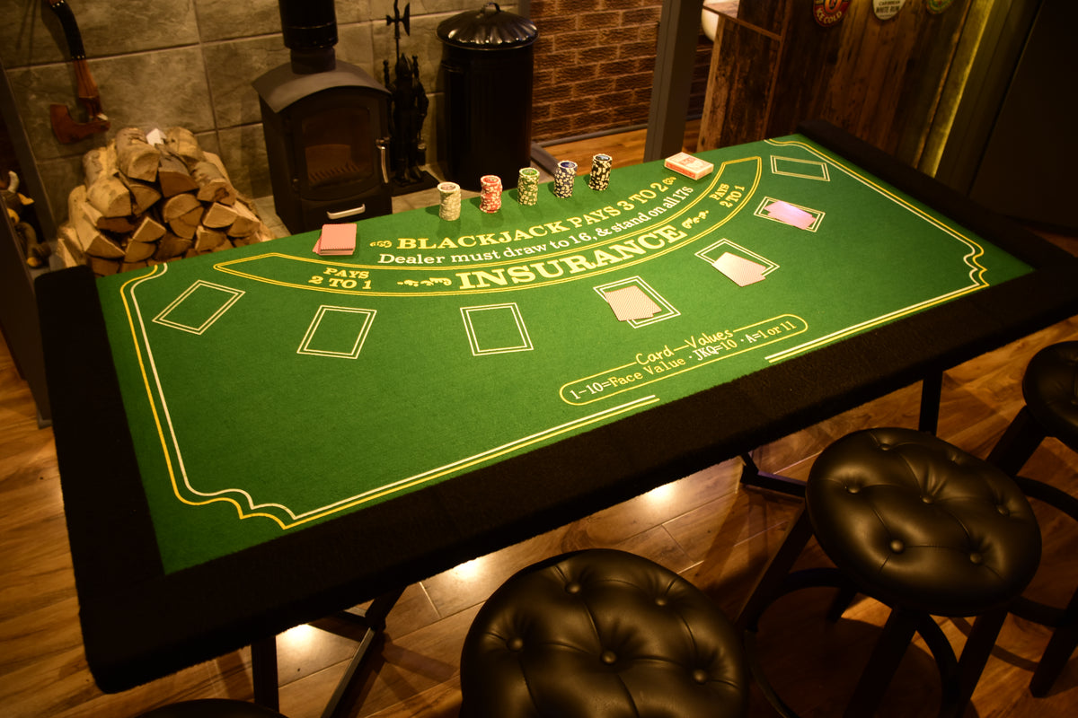 6ft Blackjack Casino Game Table