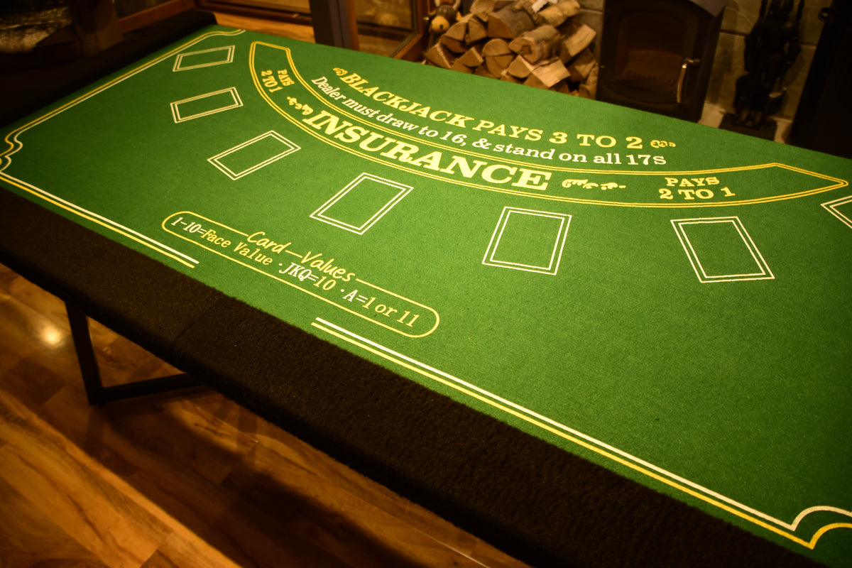 6ft Blackjack Casino Game Table