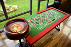 6ft Roulette Table Top - Casino Game Table with Professional Wooden Wheel