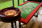 6ft Roulette Table Top - Casino Game Table with Professional Wooden Wheel