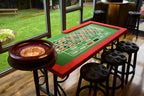 6ft Roulette Table Top - Casino Game Table with Professional Wooden Wheel