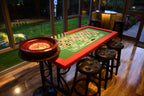6ft Roulette Table Top - Casino Game Table with Professional Wooden Wheel
