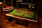 LED Roulette Casino Table with Choice of Roulette Wheel & Optional Stools