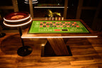 LED Roulette Casino Table with Choice of Roulette Wheel & Optional Stools