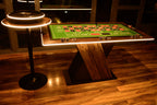 LED Roulette Casino Table with Choice of Roulette Wheel & Optional Stools