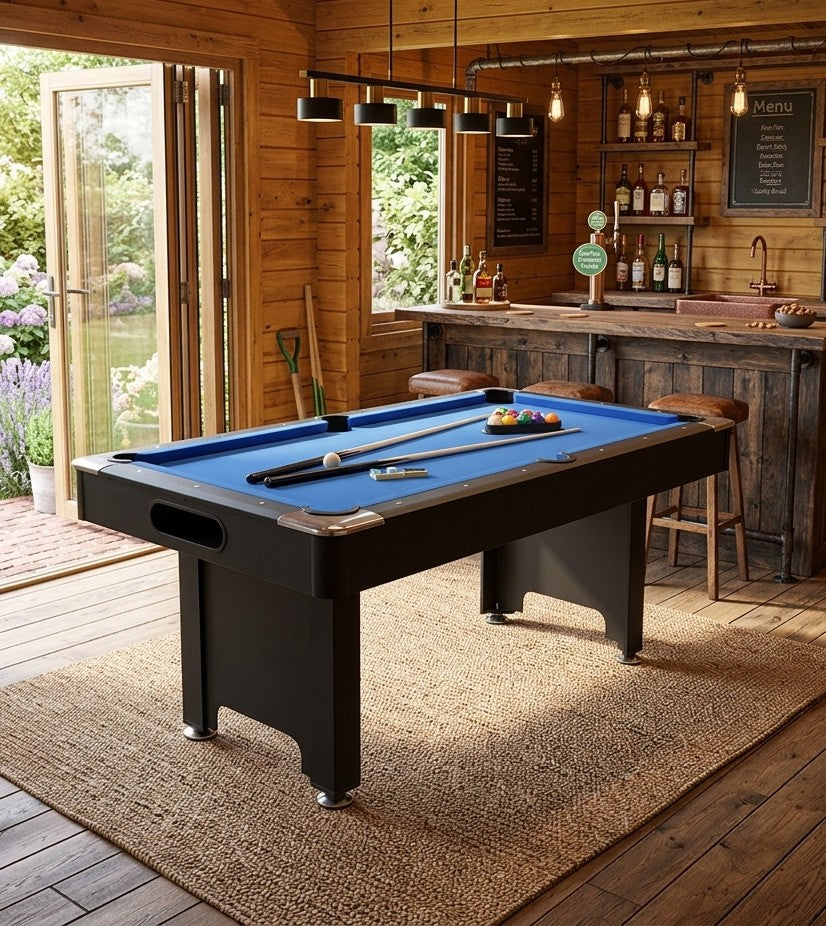 6ft Walker & Simpson Monarch Pool Table With Automatic Ball Return