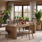 Large Rustic Dining Table lifestyle shot