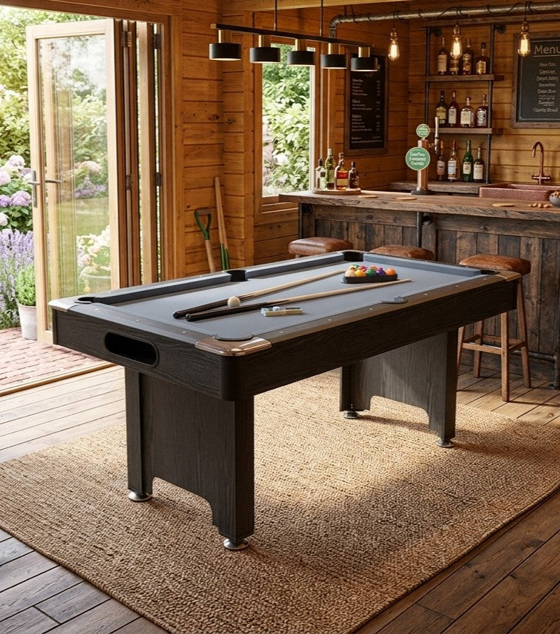 6ft Walker & Simpson Monarch Pool Table With Automatic Ball Return