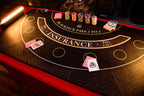 6ft Folding 3-in-1 Casino Table with LED Lights